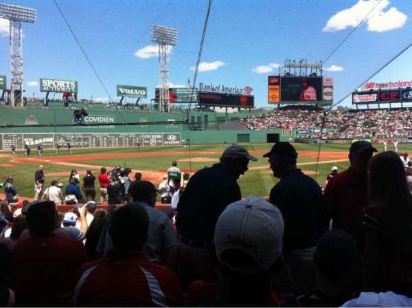 Fenway Park, section: Field box 43, row: M