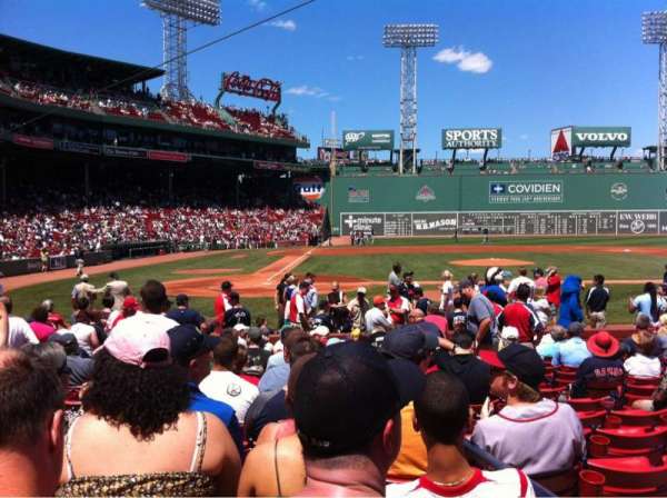 Fenway Park, section: Field box 37, row: M