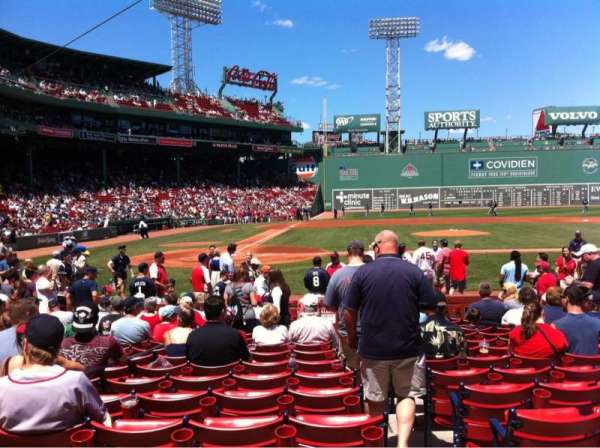 Fenway Park, section: Field box 36, row: M