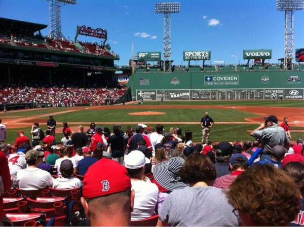 Fenway Park, section: Field box 31, row: K, seat: 2