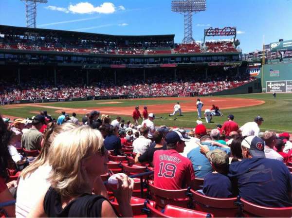 Fenway Park, section: Field box 10