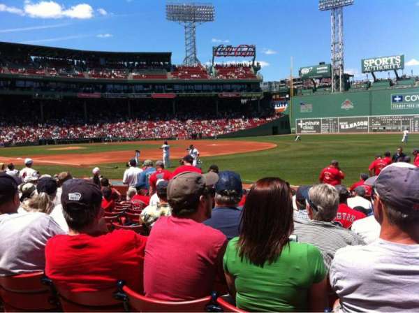 Fenway Park, section: Field Box 9, row: K, seat: 2