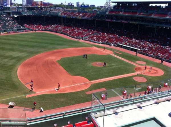 Fenway Park, section: Pavilion Box 10, row: A, seat: 17