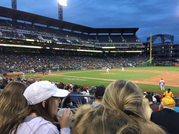 PNC Park, section: 108, row: H, seat: 21