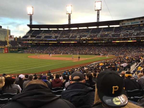 PNC Park, section: 130, row: J, seat: 11