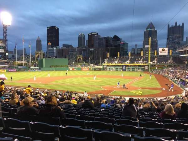 PNC Park, section: 119, row: U, seat: 12