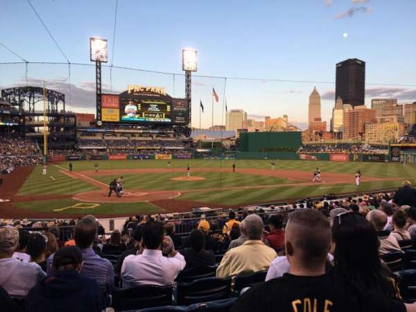 PNC Park, section: 114, row: K, seat: 21