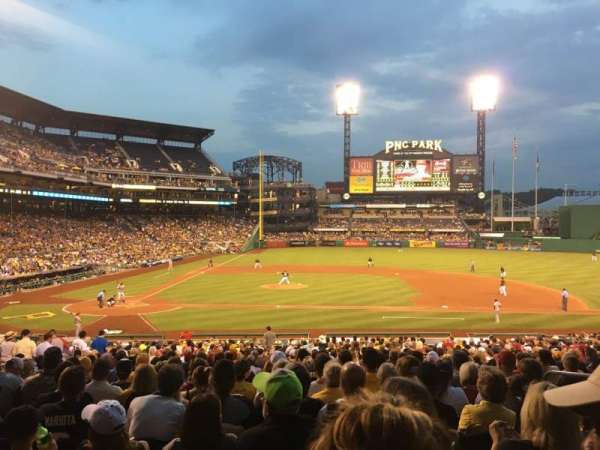 PNC Park, section: 112, row: X, seat: 6