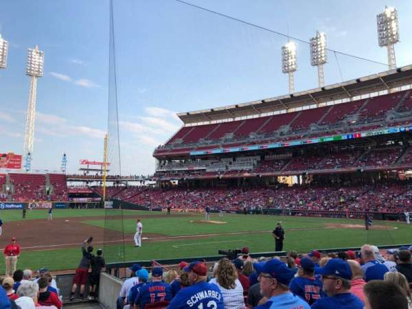 Great American Ball Park, section: 114, row: O, seat: 1