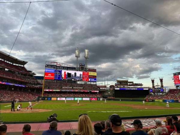 Great American Ball Park, section: 127, row: K, seat: 5
