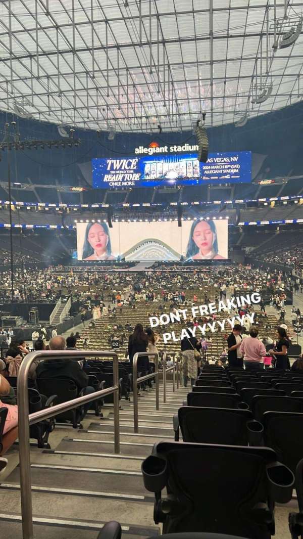 Allegiant Stadium, section: 143, row: 22, seat: 19