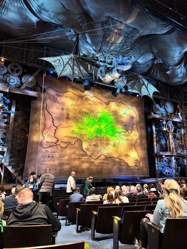 Gershwin Theatre, section: Orchestra L, row: H, seat: 3