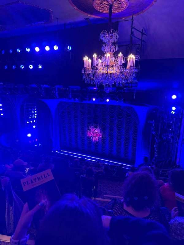 Lunt-Fontanne Theatre, section: Middle Mezzanine R, row: F, seat: 4