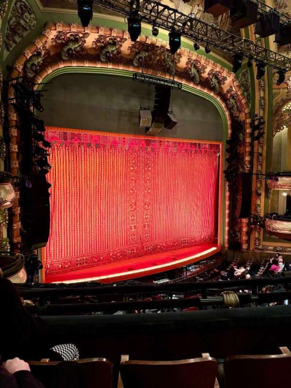 New Amsterdam Theatre, section: Mezzanine L, row: CC, seat: 17