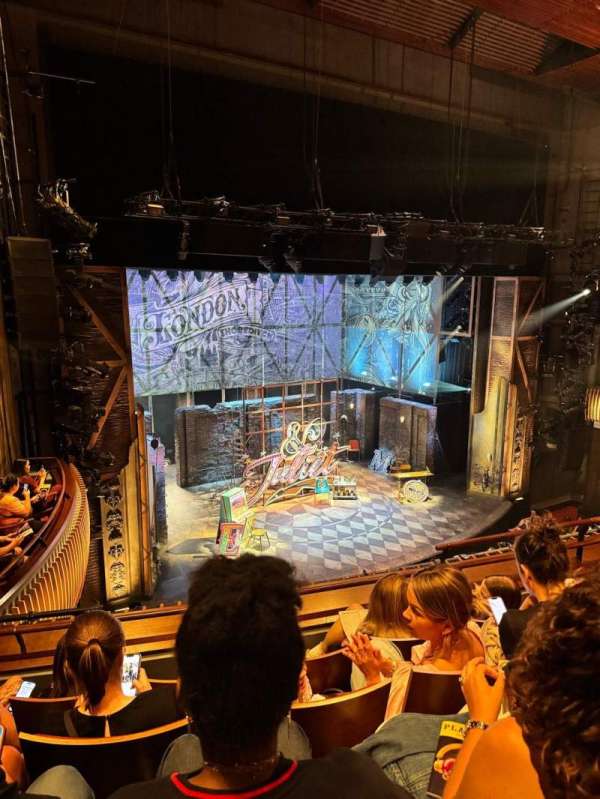 Stephen Sondheim Theatre, section: Mezzanine L, row: DD, seat: 11