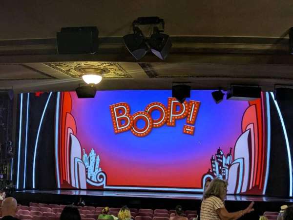 Broadhurst Theatre, section: Orchestra R, row: O, seat: 4