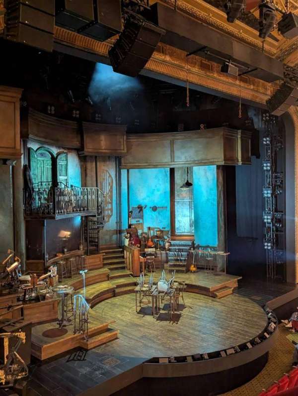 Walter Kerr Theatre, section: Mezzanine L, row: B, seat: 21