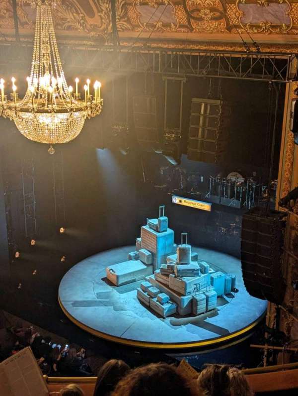 Longacre Theatre, section: Balcony R, row: E, seat: 25