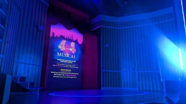 Daryl Roth Theatre, section: Orch L, row: B, seat: 117