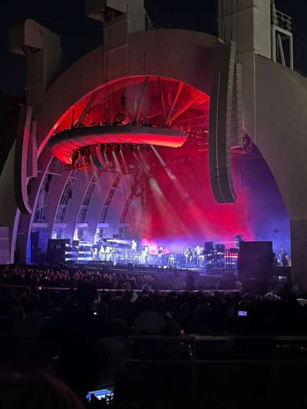 Hollywood Bowl, section: D, row: 1, seat: 20
