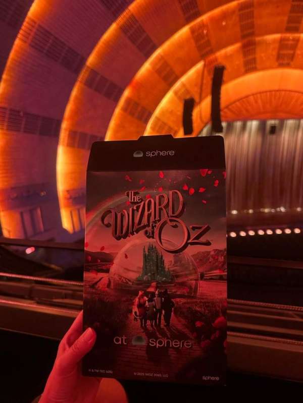The Sphere, Vegas, section: 205, row: 13, seat: 17