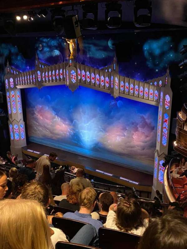 Prince of Wales Theatre, section: Circle, row: J, seat: 3