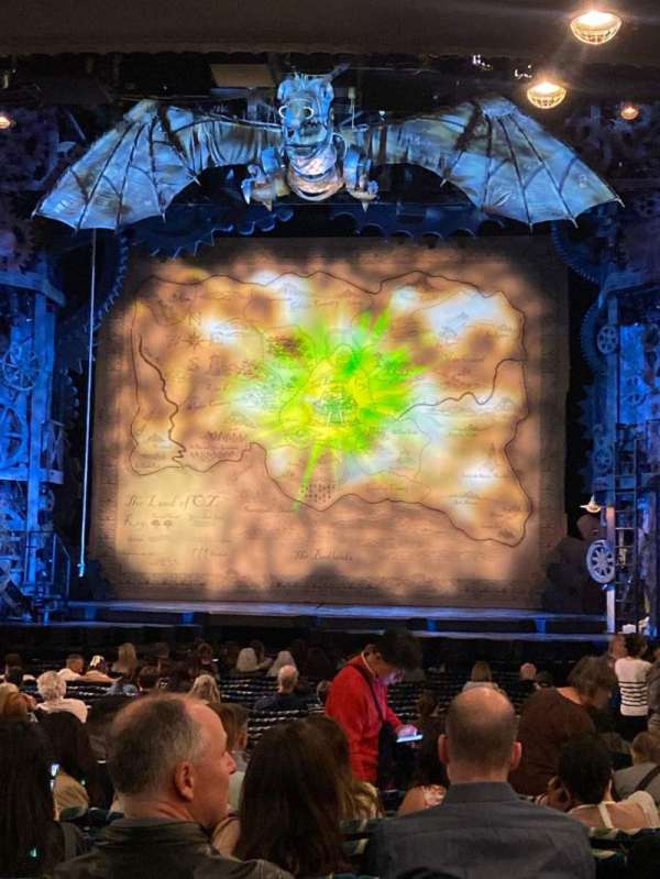 Apollo Victoria Theatre, section: Stalls, row: Z, seat: 20