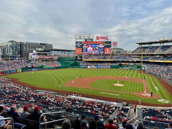 Nationals Park, section: 210, row: G, seat: 19