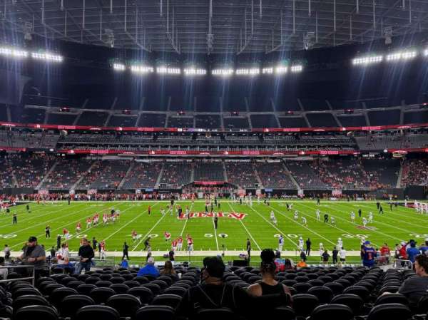 Allegiant Stadium, section: C134, row: 22, seat: 13