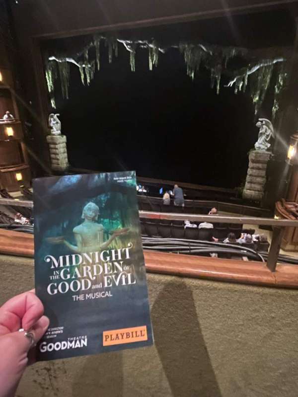 Goodman Theatre - Albert Theatre, section: Mezzanine, row: AA, seat: 8
