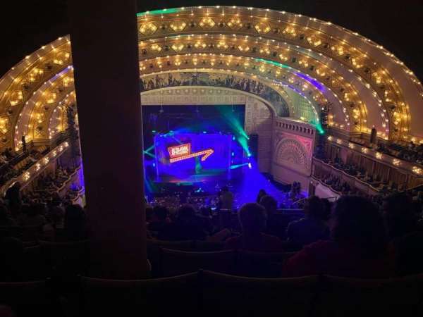 Auditorium Theatre, section: Middle Balcony LC, row: Q, seat: 409