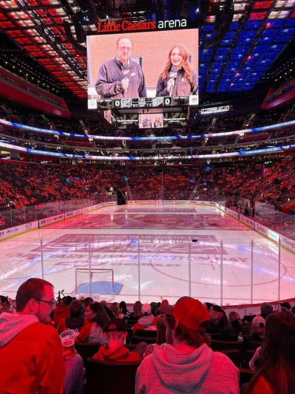 Little Caesars Arena, section: 102, row: 12, seat: 11