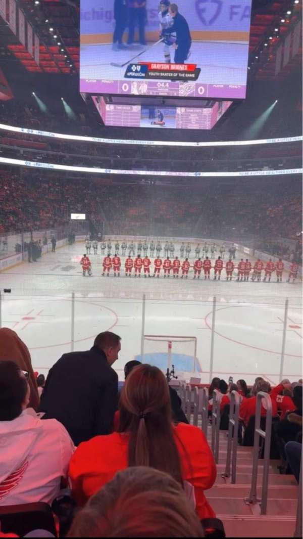 Little Caesars Arena, section: 103, row: 12, seat: 1