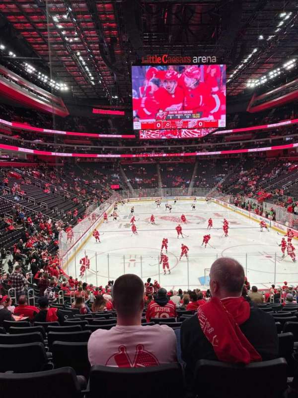 Little Caesars Arena, section: 103, row: 20, seat: 10