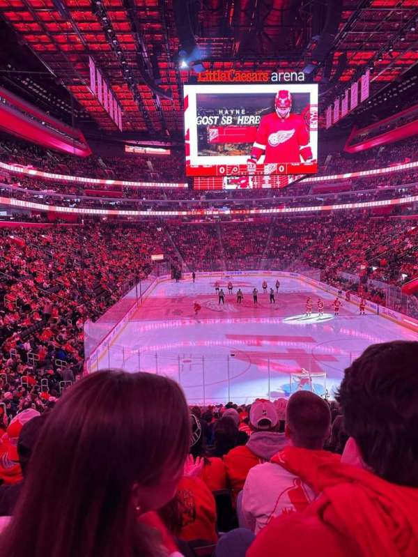 Little Caesars Arena, section: 103, row: 20, seat: 11