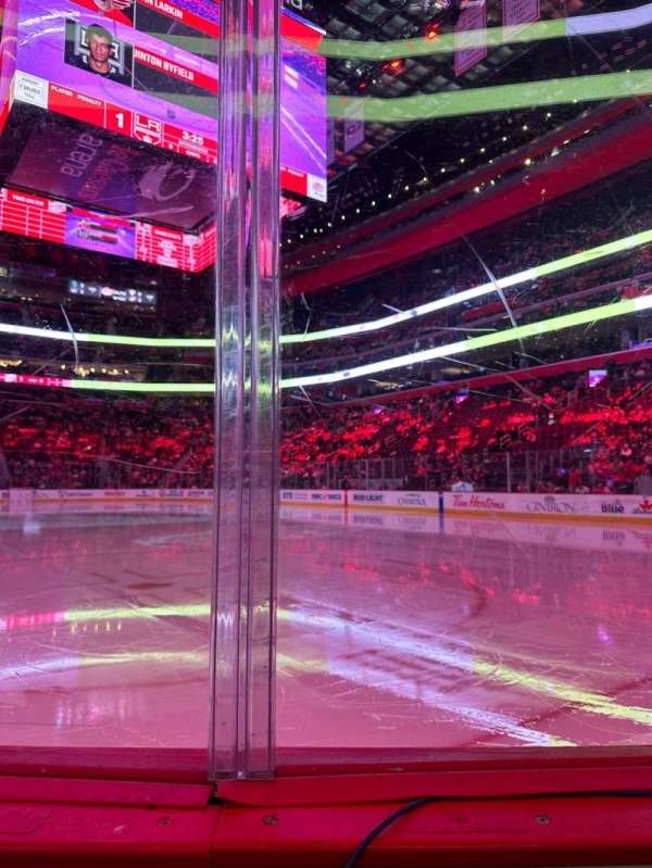 Little Caesars Arena, section: 117, row: 1, seat: 4