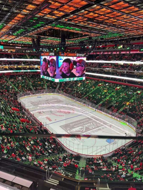 Little Caesars Arena, section: 222, row: 1, seat: 9