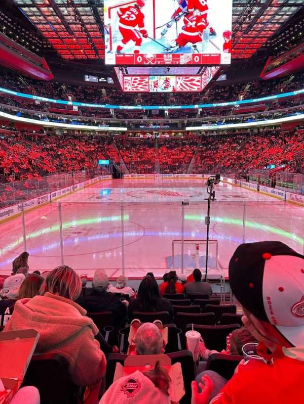 Little Caesars Arena, section: 103, row: 10, seat: 3