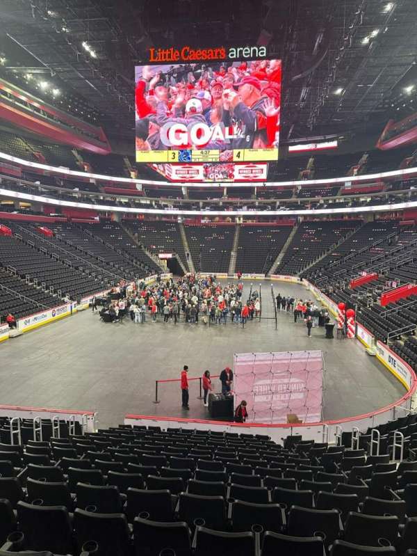 Little Caesars Arena, section: 102, row: 16, seat: 11