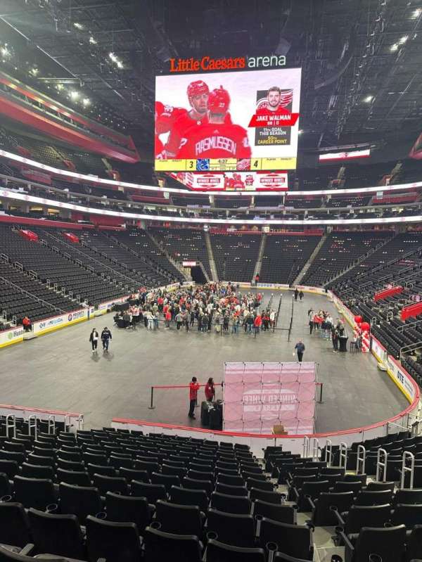 Little Caesars Arena, section: 102, row: 16, seat: 8