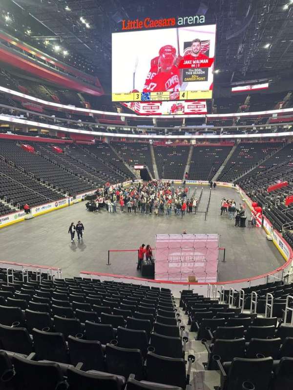 Little Caesars Arena, section: 102, row: 16, seat: 7