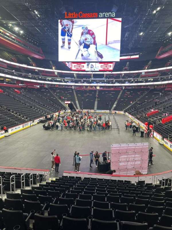 Little Caesars Arena, section: 102, row: 16, seat: 6
