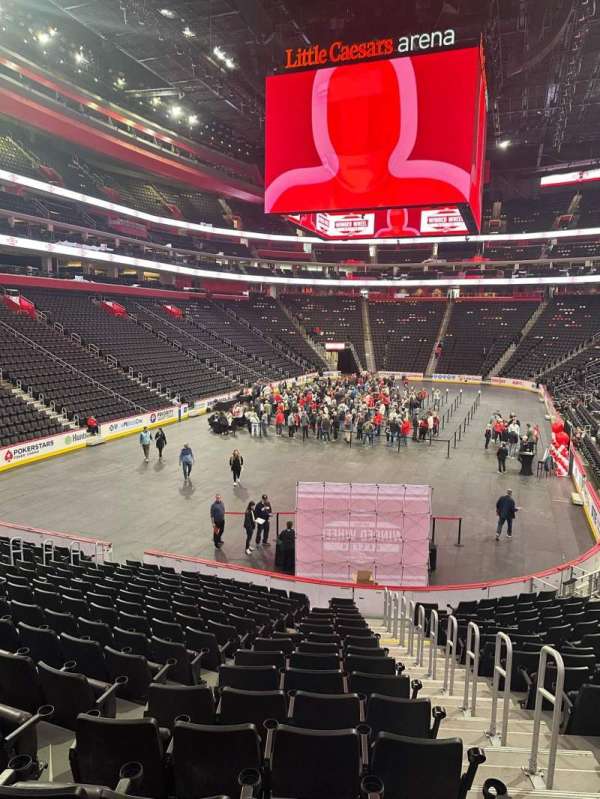 Little Caesars Arena, section: 102, row: 16, seat: 2