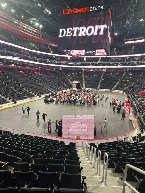Little Caesars Arena, section: 102, row: 16, seat: 1