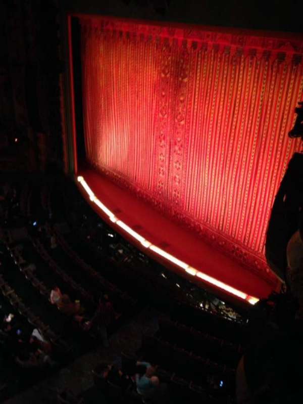 New Amsterdam Theatre, section: BOX 10, seat: A