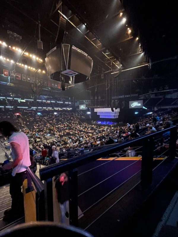 Bridgestone Arena, section: 104, row: P, seat: 26