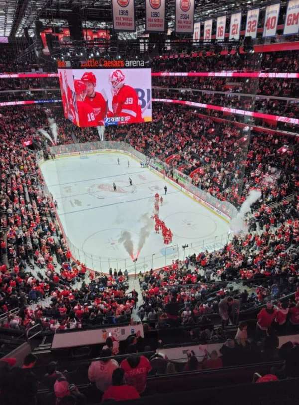 Little Caesars Arena, section: 205, row: 2, seat: 1