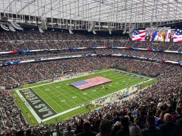 Allegiant Stadium, section: 443, row: 10, seat: 28