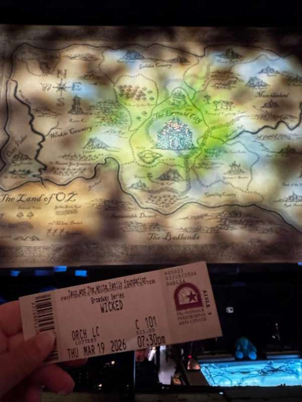 Providence Performing Arts Center, section: Orchestra LC, row: C, seat: 101