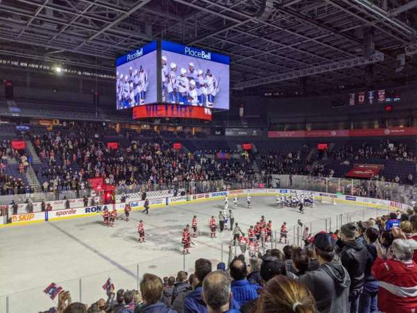 Place Bell, section: 110, row: R, seat: 15